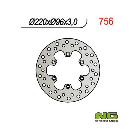 Front brake disc NG Kawasaki 80 KX 1984 - 1999