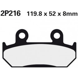 Front brake pads Nissin Honda CBR 250 F 1986 -  type ST
