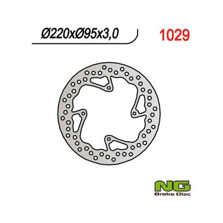 Přední brzdový kotouč NG KTM 85 SX 17" / 14" - 19" / 16" wheels 2003 - 2012