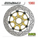 Vorne Bremsscheibe NG Aprilia 125 RS 1998 - 2012