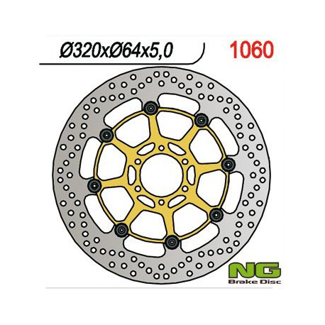 Front brake disc NG Moto Guzzi 1200 STELVIO NTX 2012 -