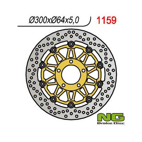 Front brake disc NG Suzuki 800 VZ MARAUDER 1996 - 2004