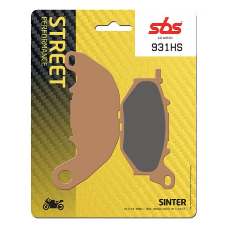 Vorne bremsbeläge SBS Yamaha YZF 321 R3 2015 - 2019 směs HS