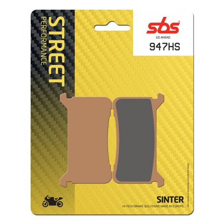 Front brake pads SBS Honda VFR 800 X Crossrunner 2017 - 2019 směs HS