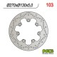 Vorne Bremsscheibe NG Kawasaki 500 EN VULCAN 1990 - 1993