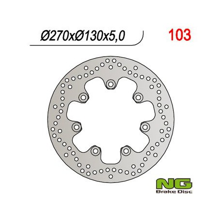 Vorne Bremsscheibe NG Kawasaki 500 EN VULCAN 1990 - 1993