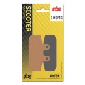 Přední brzdové destičky SBS Malaguti  300 Sport City Cube 2008 směs MS