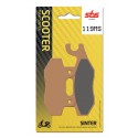 Přední brzdové destičky SBS Kymco  250 Yup 2003 - 2005 směs MS