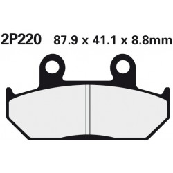 Přední brzdové destičky Nissin Honda CB 125 TT 1990 směs ST