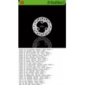 Vorne Bremsscheibe NG Kymco 50 FILLY LX 2000 - 2006
