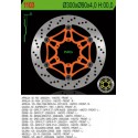 Přední brzdový kotouč NG Derbi 125 GPR R 2T / GPR R 4T 2005 - 2011