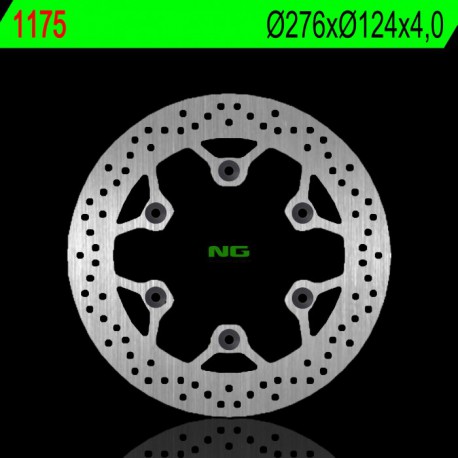 Přední brzdový kotouč NG Daelim 125 ROADWIN VJ Fi Rear disc 3 holes 2004 - 2010