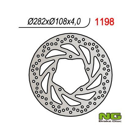 Front brake disc NG Yamaha 250 YBR 2007 - 2014