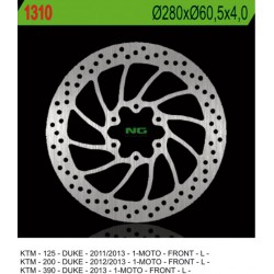 Vorne Bremsscheibe NG KTM 125 DUKE 2011 - 2012