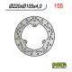 Vorne Bremsscheibe NG Honda 50 X8R-S S / X8R-X 1998 - 2004