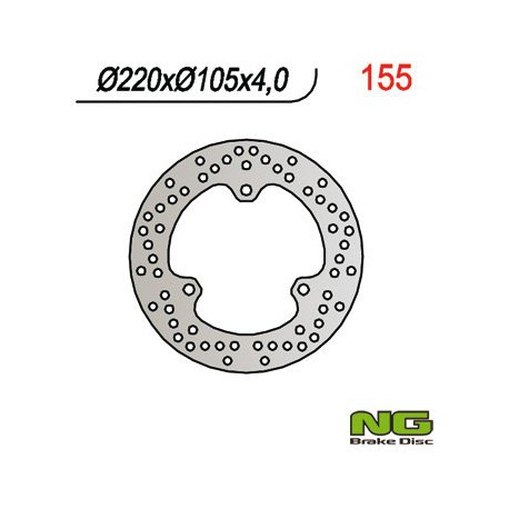Vorne Bremsscheibe NG Honda 50 X8R-S S / X8R-X 1998 - 2004