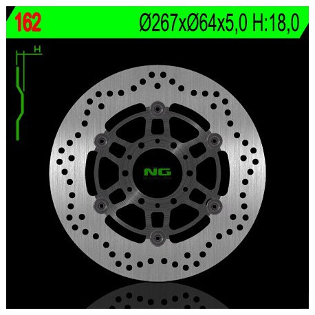 Front brake disc NG Yamaha 250 XV VIRAGO 1991 - 1994