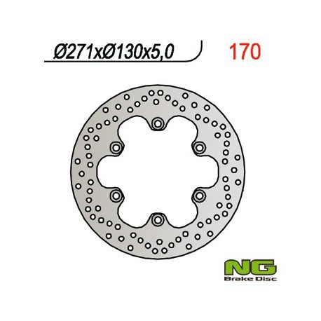 Přední brzdový kotouč NG Kawasaki 400 GPZ / GPZ F2 / GPZ ZX 1988 -