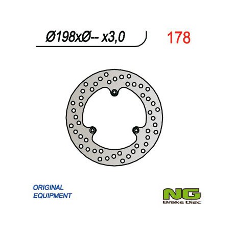 Přední brzdový kotouč NG KTM 80 MX 2000 - 2002