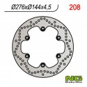 Front brake disc NG Daelim 125 ROADWIN VJ Fi Rear disc 3 holes 2011 - 2017