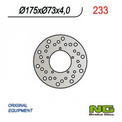 Front brake disc NG Piaggio 50 ZIP 2T / 4T Special Edition 2000 - 2019