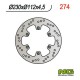 Přední brzdový kotouč NG Aprilia 50 RX 1995 - 2004