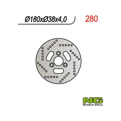 Front brake disc NG Suzuki 125 AN 1995 - 2000