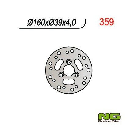 Vorne Bremsscheibe NG Honda 50 SFS FX REPSOL 1995 - 2004