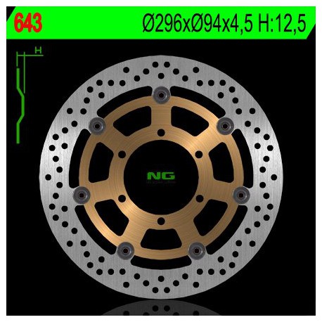 Vorne Bremsscheibe NG Honda 1800 VTX C 2001 - 2008