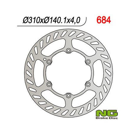 Přední brzdový kotouč NG Beta 350 M4 / M4 4T / M4 SM 2005 - 2007