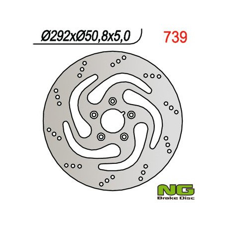 Vorne Bremsscheibe NG Harley-Davidson 883 SPORTSTER XLH 1985 - 1999