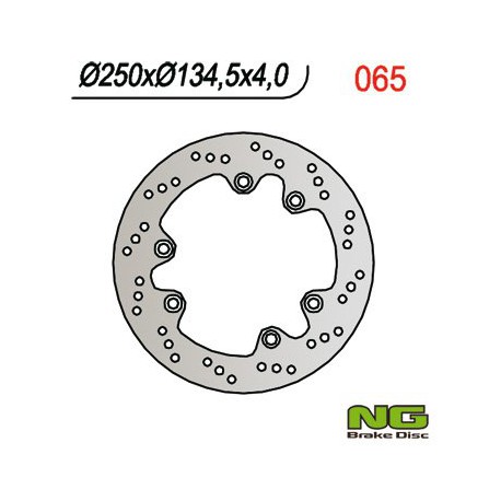 Rear brake disc NG Suzuki 650 DR RS / SE / L /M / SL 1991 - 1995