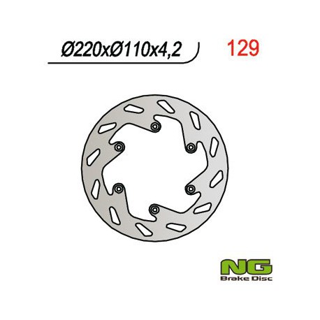 Rear brake disc NG KTM 150 SX 2T 2007 - 2020