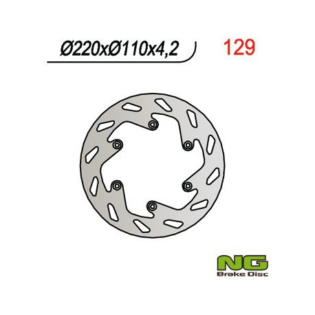 Zadní brzdový kotouč NG KTM 625 SMC 2004 - 2008