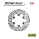 Zadní brzdový kotouč NG Kawasaki 125 KX 1992 - 2002