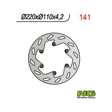 Zadní brzdový kotouč NG KTM 625 SXC 2003 - 2008