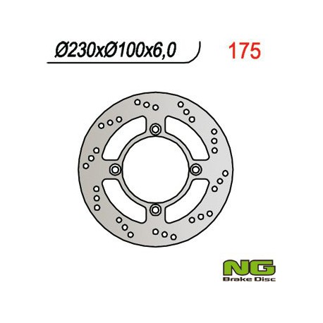 Bremsscheibe hinten NG Kawasaki 600 ZX-6R NINJA 1994 - 1997