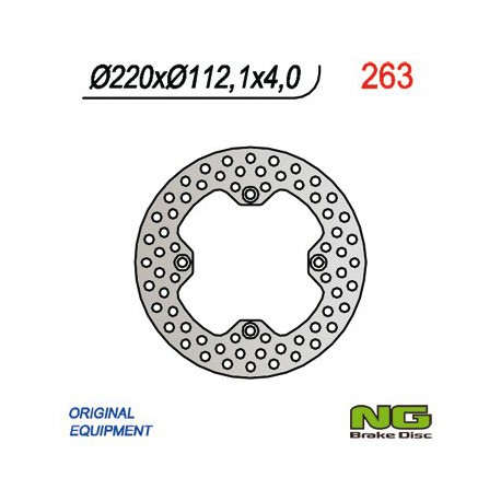Bremsscheibe hinten NG Husqvarna 250 WR 2000 - 2001