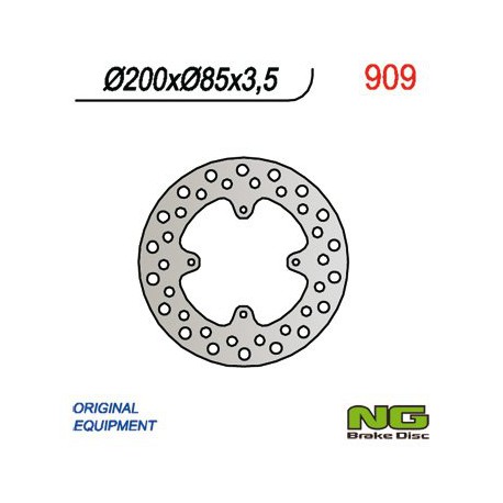 Zadní brzdový kotouč NG Suzuki 85 RM L 19" / 16" wheels 2005 - 2020