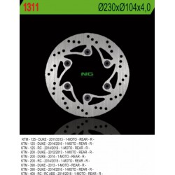 Bremsscheibe hinten NG KTM 125 DUKE 2011 - 2012
