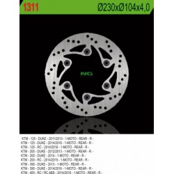 Rear brake disc NG KTM 125 DUKE / DUKE ABS 2013 - 2016