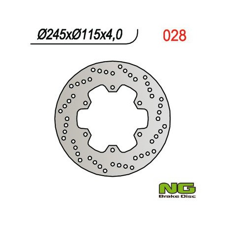 Bremsscheibe hinten NG Ducati 996 ST4 ABS 2003 - 2006