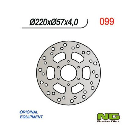 Rear brake disc NG Cagiva 75 PRIMA R 1995 - 1997