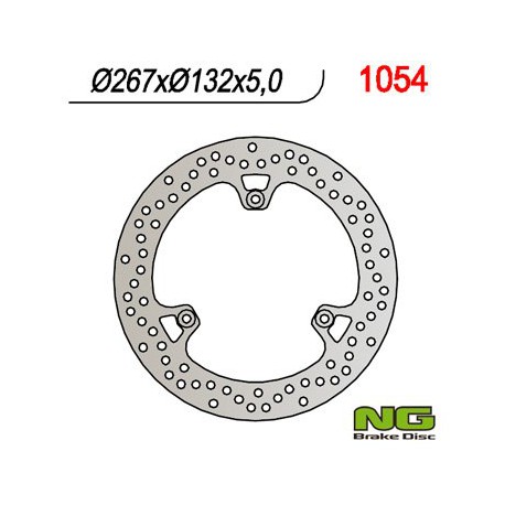 Bremsscheibe hinten NG Yamaha 400 X-MAX IRON MAX ABS 2016