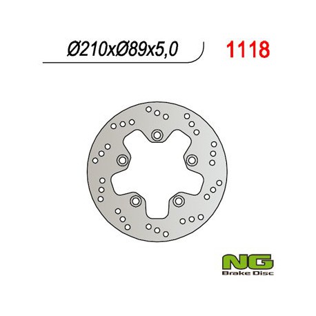 Rear brake disc NG Suzuki 400 BURGMAN AN ABS 2005 - 2019