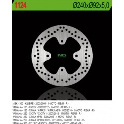 Zadní brzdový kotouč NG Yamaha 125 X-CITY 2008 - 2012