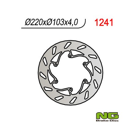 Zadní brzdový kotouč NG BMW 450 GX 2008 - 2011
