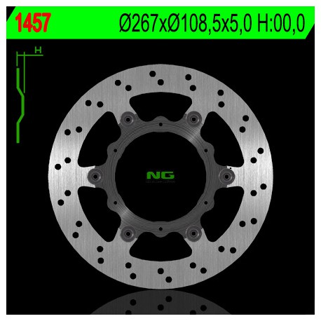 Rear brake disc NG KTM 1301 SUPER ADVENTURE 1290 2015 - 2016