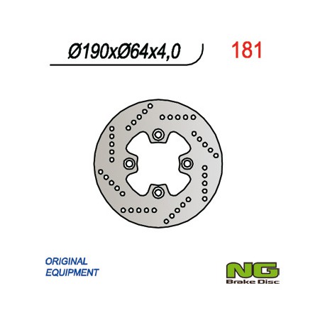 Bremsscheibe hinten NG Suzuki 50 KATANA W 1999 - 2003