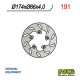 Rear brake disc NG Gilera 50 RUNNER 1996 - 1999